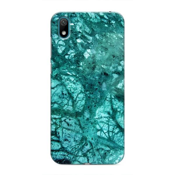 Мраморный чехол на Huawei Y6 Pro (2019)/ Y6 Prime 2019 (VPrint) – Зеленый мрамор