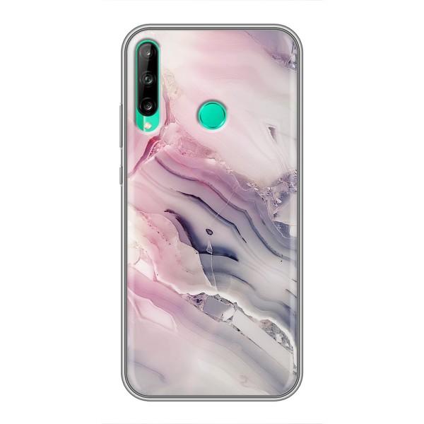 Мраморный чехол на Huawei Y6p (VPrint) – Пурпурный Мрамор