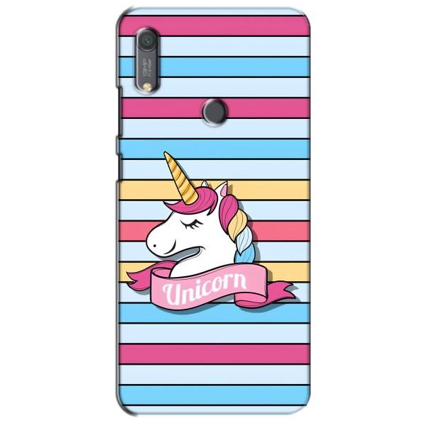 Чехол для Хуавей Y6с - (Единорожки - Новинки) (AlphaPrint) – Unicorn