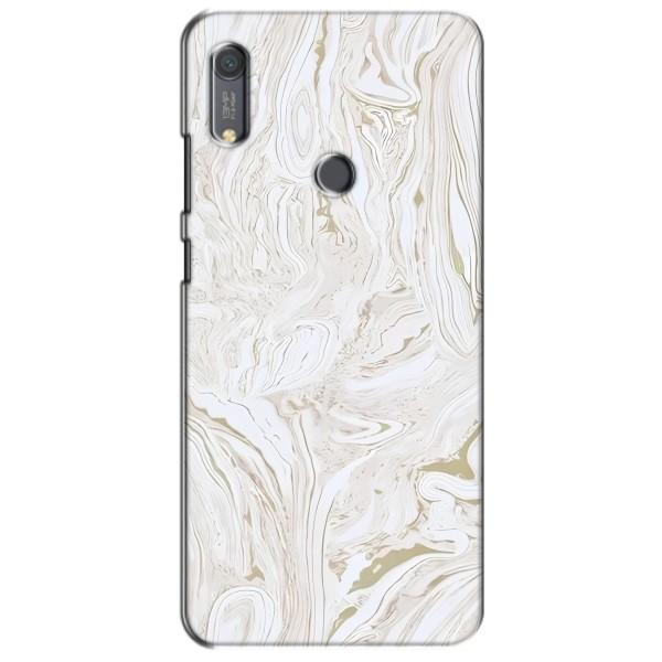Мраморний чехол на Huawei Y6s (VPrint) – Білий мрамор