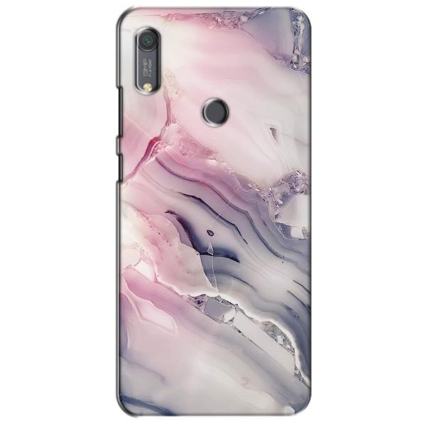 Мраморний чехол на Huawei Y6s (VPrint) – Пурпурний Мрамор