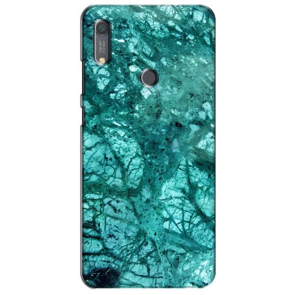 Мраморний чехол на Huawei Y6s (VPrint) – Зелений мрамор