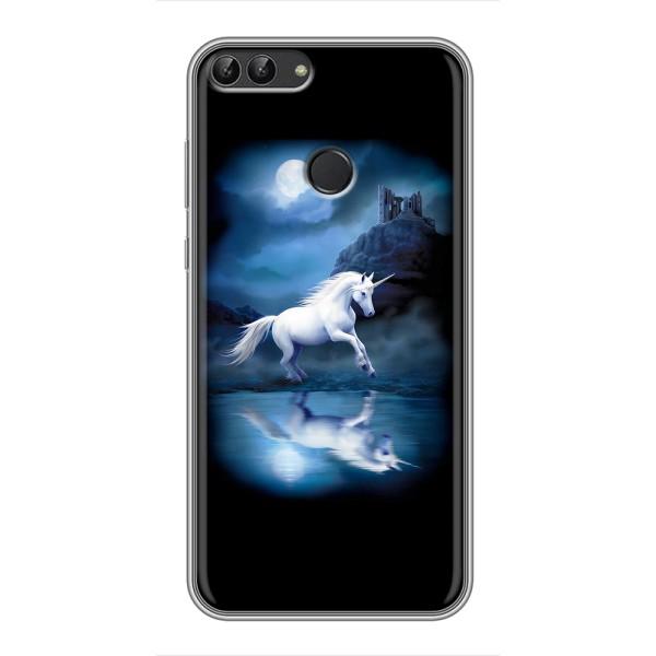 Чехол для Хуавей Y7 Прайм 2018 - (Единорожки - Новинки) (AlphaPrint) – Единорог