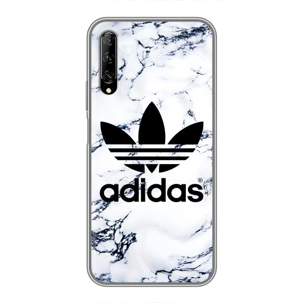 Чохли Адидас для Huawei Y7 Pro 2019 (AlphaPrint) – Адідас на мраморі