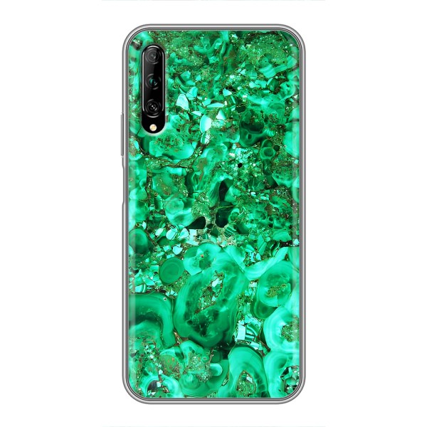 Мраморний чехол на Huawei Y7 Pro 2019 (VPrint) – Салатовий Мрамор