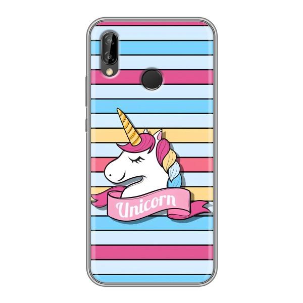 Чохол для Хуавей Ї7 2019 - (Єдинорожки - Новинки) (AlphaPrint) – Unicorn