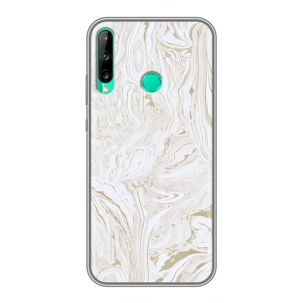 Мраморный чехол на Huawei Y7p (2020) (VPrint) – Белый мрамор