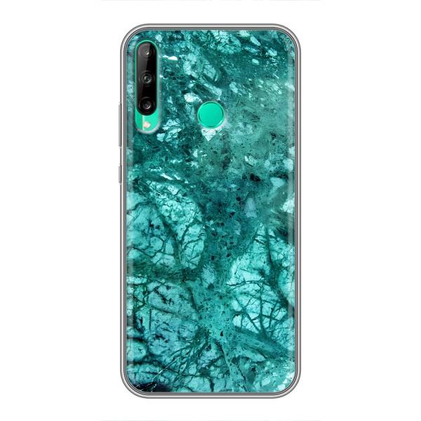 Мраморный чехол на Huawei Y7p (2020) (VPrint) – Зеленый мрамор