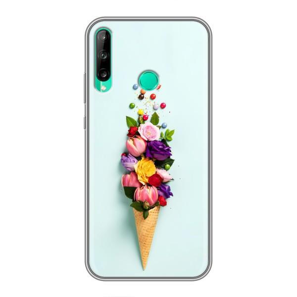 Чохли з тематикою "КВІТИ" на Huawei Y7p (2020) – Квітка-морозиво