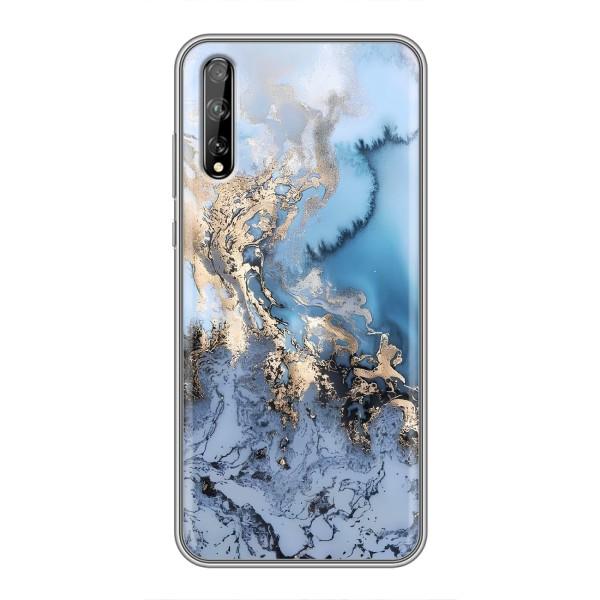 Мраморний чехол на Huawei P Smart S / Y8p (2020) (VPrint) – Ніжний мрамор