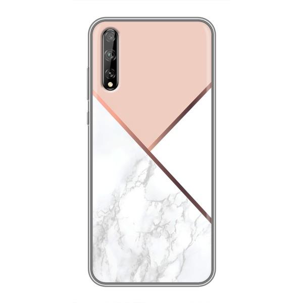 Мраморний чехол на Huawei P Smart S / Y8p (2020) (VPrint) – Тройний мрамор