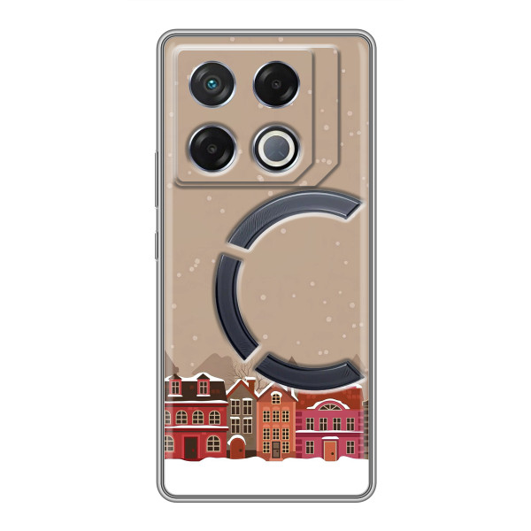 Новогодние, Праздничные Чехлы для Infinix GT 20 Pro - 2024 год – Зимний город