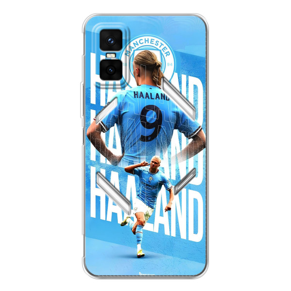 Чехлы с футболистом Ерлинг Холанд для Infinix GT 30 Pro (AlphaPrint) – Erling Haaland