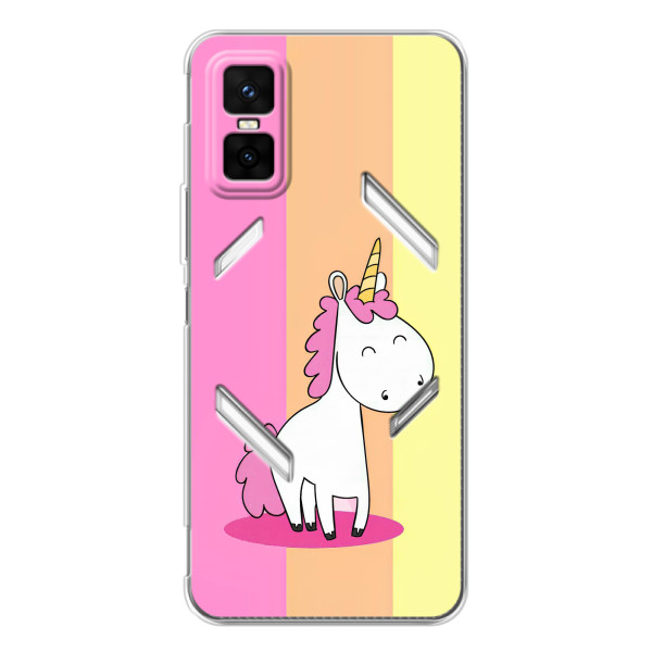 Чехол Unicorn на Infinix GT 30 Pro – Радужный Единорог