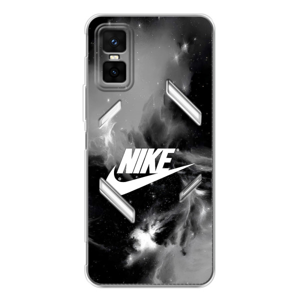 Чехол с логотипом Найк на Infinix GT 30 Pro – Найк дымчатый
