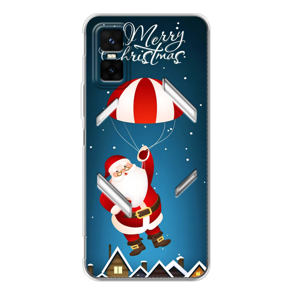 Чохол з зимовим принтом для ГТ 30 Про – Дід Мороз