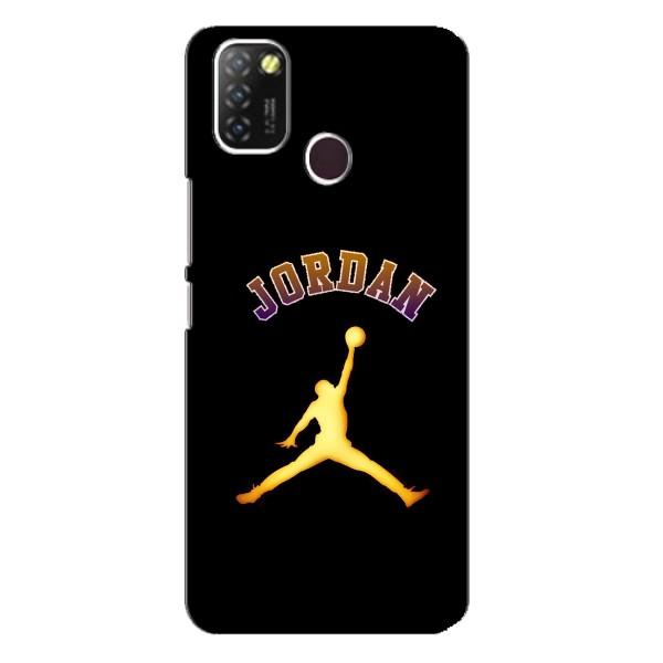 Чехлы для Infinix Hot 10 Lite - с картинкой JORDAN (AlphaPrint) – Jordan Gold
