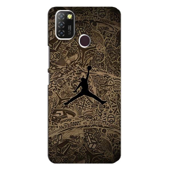 Чехлы для Infinix Hot 10 Lite - с картинкой JORDAN (AlphaPrint) – Logo Jordan