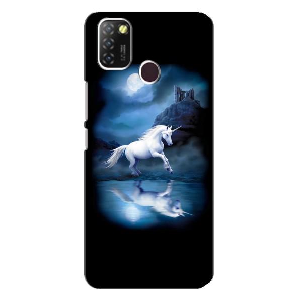 Чехол для Инфиникс Хот 10 Лайт - (Единорожки - Новинки) (AlphaPrint) – Единорог