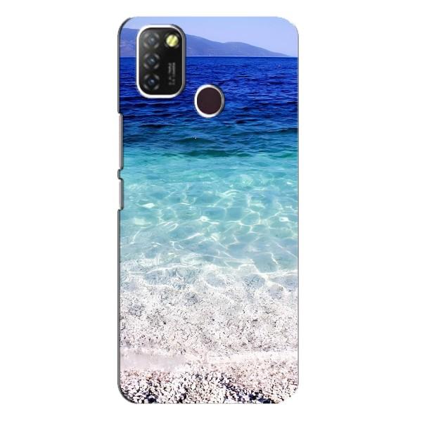 Силиконовый чехол с КАРТИНКАМИ лето для Infinix Hot 10 Lite (AlphaPrint) – Море