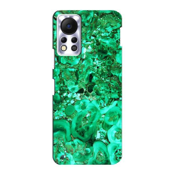 Мраморний чехол на Infinix Hot 11s (VPrint) – Салатовий Мрамор