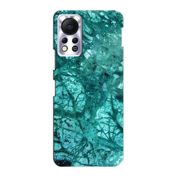 Мраморний чехол на Infinix Hot 11s (VPrint) – Зелений мрамор