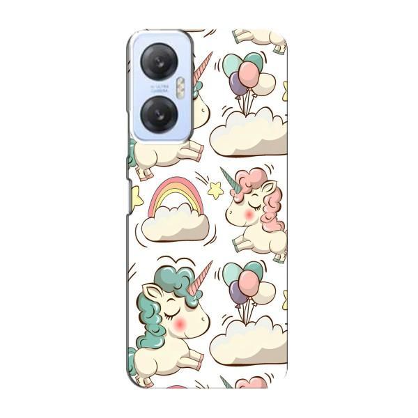 Чехол для Инфиникс Хот 20 5G - (Единорожки - Новинки) (AlphaPrint) – Единорожки