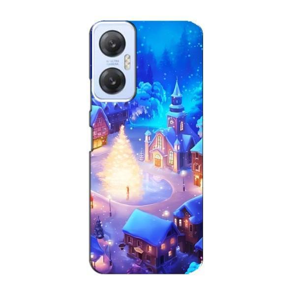 Різдвяні Чохли для Infinix Hot 20 (5G) (VPrint) – Різдвяне місто