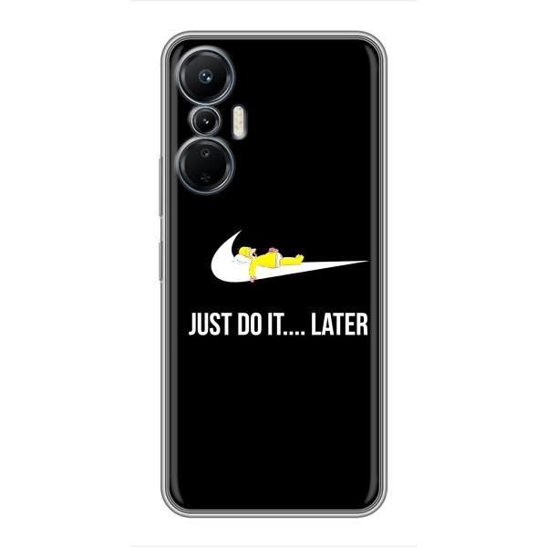 Чохол з логтипом Найк на Infinix Hot 20 (4G) – Nike just do it