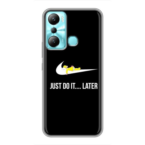 Чехол с логотипом Найк на Infinix Hot 20i (X665E) – Nike just do it