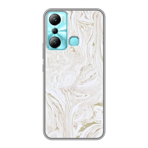 Мраморний чехол на Infinix Hot 20i (X665E) (VPrint) – Білий мрамор