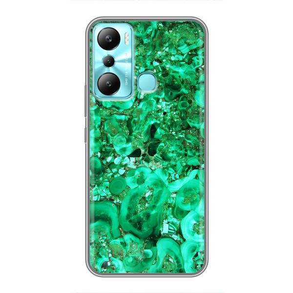 Мраморний чехол на Infinix Hot 20i (X665E) (VPrint) – Салатовий Мрамор