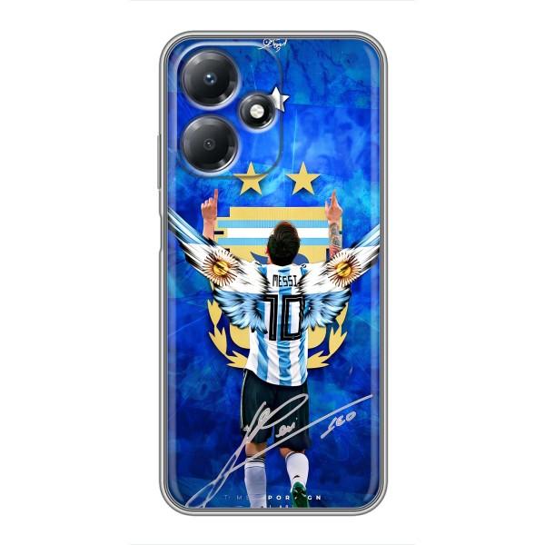 Чехлы для Infinix Hot 30 Play (Leo чемпион) (AlphaPrint) – Месси сборная