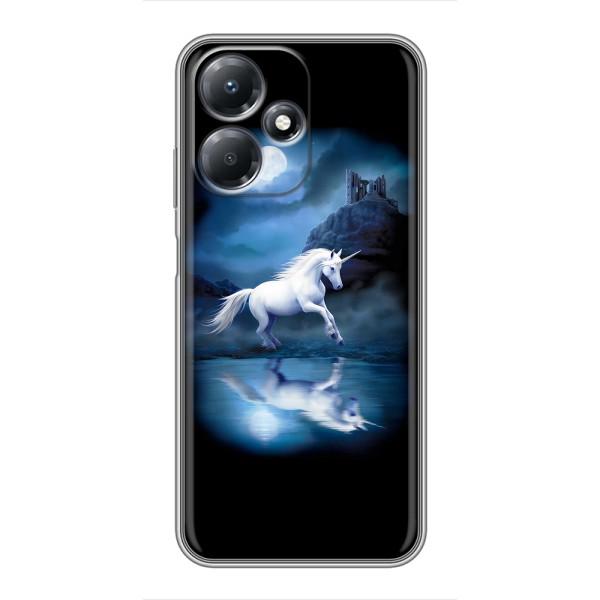 Чехол для Инфиникс ХОТ 30 Плей - (Единорожки - Новинки) (AlphaPrint) – Единорог