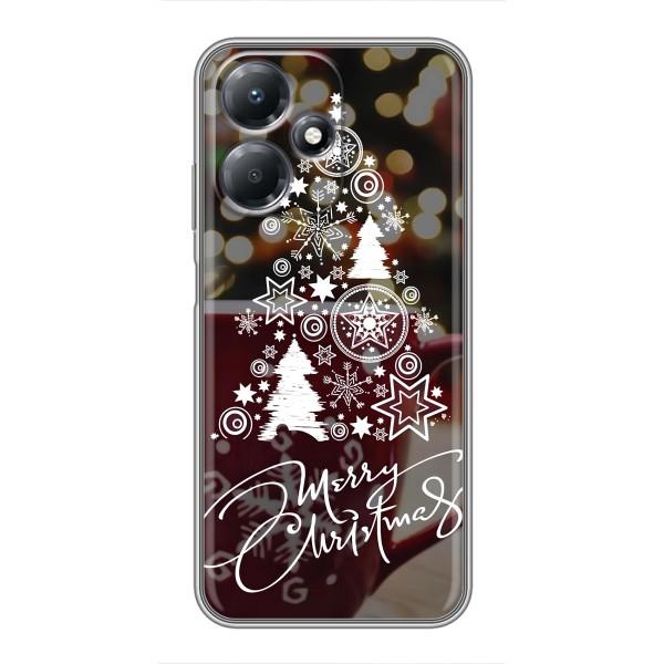 Різдвяні Чохли для Infinix Hot 30 Play (VPrint) – Ялинка яскрава