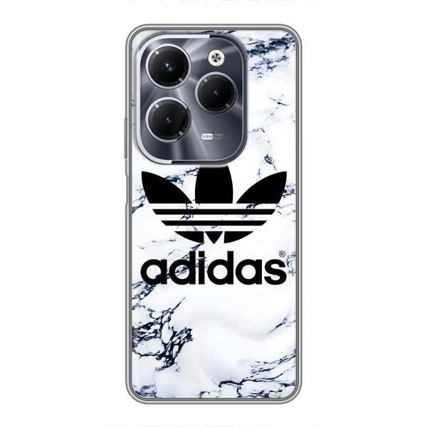 Чехлы Адидас для Infinix Hot 40 Play (AlphaPrint) – Адидас на мраморе