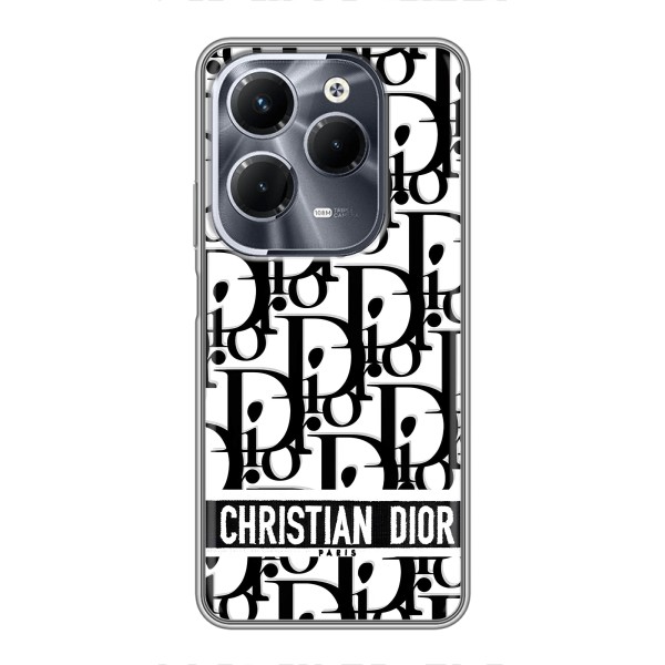 Чехол (Dior, Prada, YSL, Chanel) для Infinix Hot 40 Play – Christian Dior