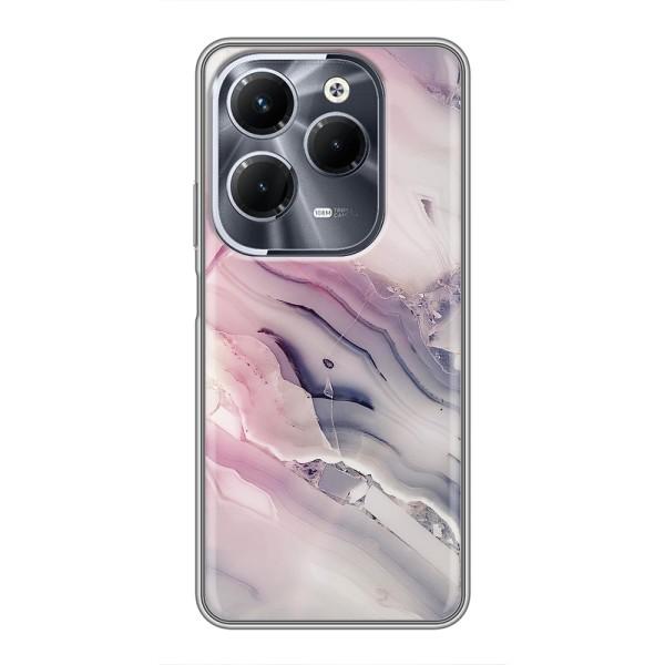 Мраморный чехол на Infinix Hot 40 Play (VPrint) – Пурпурный Мрамор