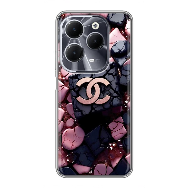 Чохол (Dior, Prada, YSL, Chanel) для Infinix Hot 40 – Шанель