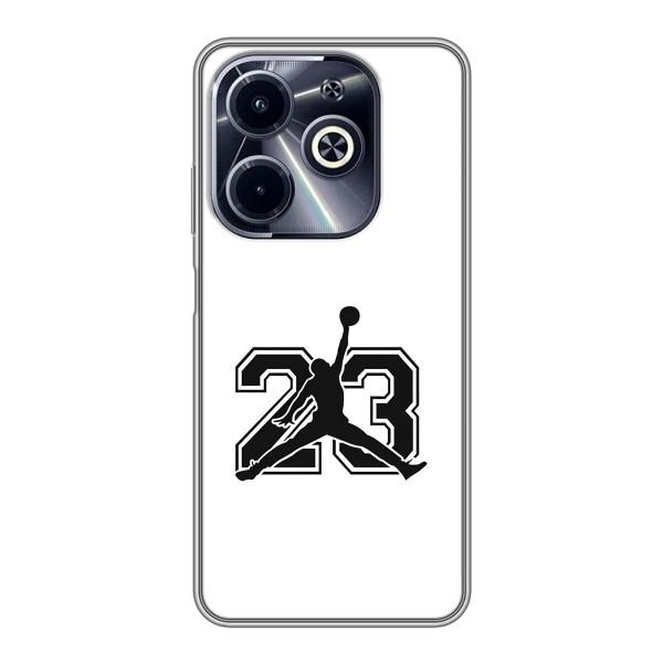 Чехлы для Infinix Hot 40i - с картинкой JORDAN (AlphaPrint) – Jordan 23