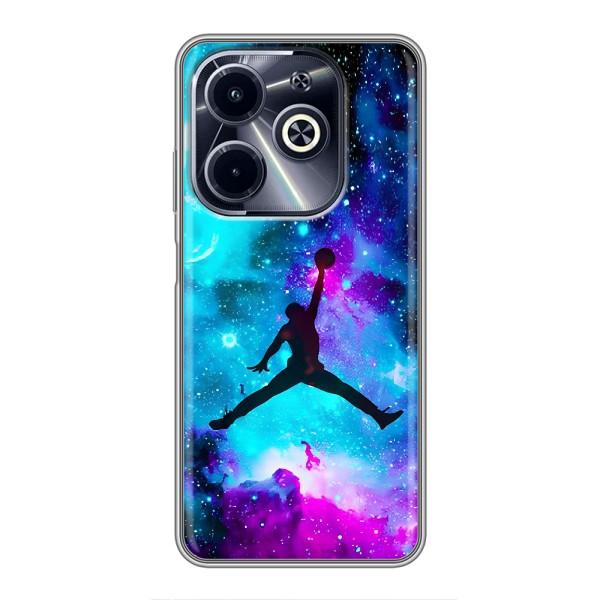 Чехлы для Infinix Hot 40i - с картинкой JORDAN (AlphaPrint) – Яркий Джордан