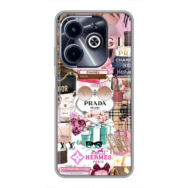 Чохол (Dior, Prada, YSL, Chanel) для Infinix Hot 40i – Брендb