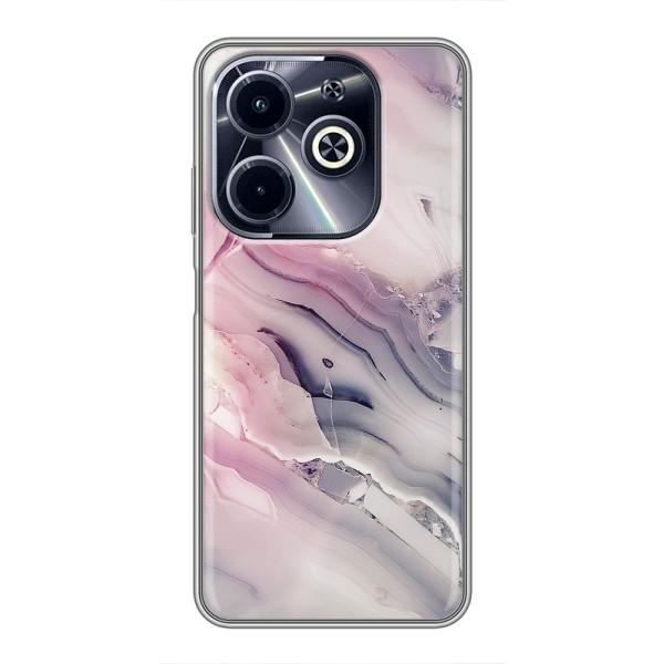 Мраморний чехол на Infinix Hot 40i (VPrint) – Пурпурний Мрамор