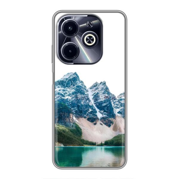 Силиконовый чехол с КАРТИНКАМИ лето для Infinix Hot 40i (AlphaPrint) – Гори