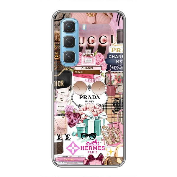 Чохол (Dior, Prada, YSL, Chanel) для Infinix Hot 50 5G – Брендb
