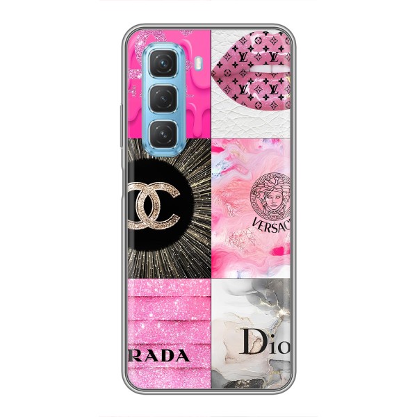 Чохол (Dior, Prada, YSL, Chanel) для Infinix Hot 50 5G – Модніца