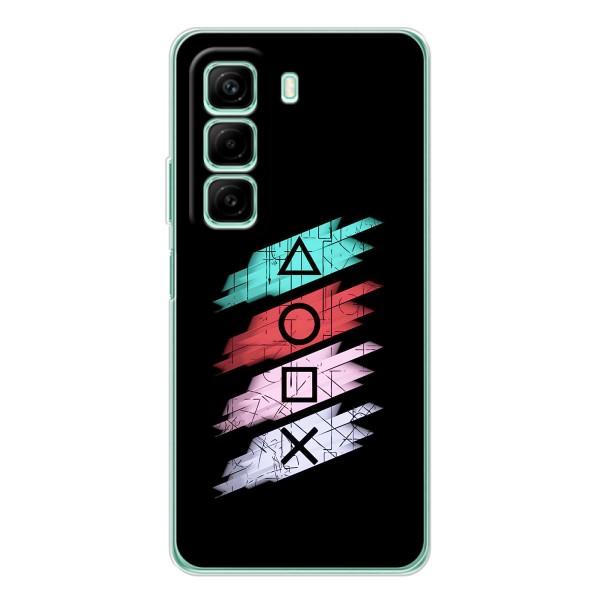 Чехол КИБЕРСПОРТ для Infinix Hot 50 Pro – Значки Sony