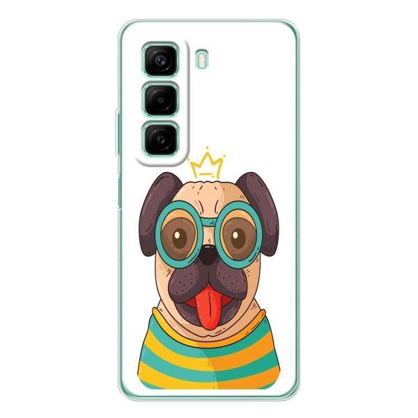 Бампер для Infinix Hot 50 Pro с картинкой "Песики" – Собака Король