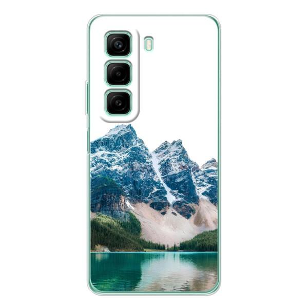 Силиконовый чехол с КАРТИНКАМИ лето для Infinix Hot 50 (AlphaPrint) – Гори