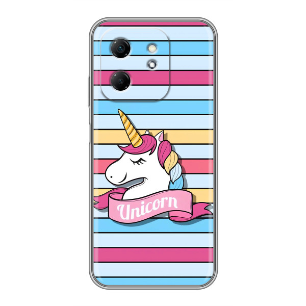 Чехол для Хот 50і - (Единорожки - Новинки) (AlphaPrint) – Unicorn